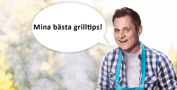 Rickard Olsson delar med sig av sina bästa grilltips.