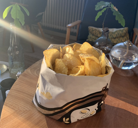 Lättsaltade chips passar perfekt till BingoLotto