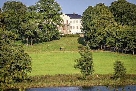 Nääs slott i Lerums kommun en sommardag