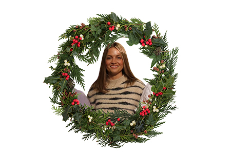 BingoAnne i julkrans