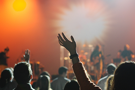 Konsert med publik