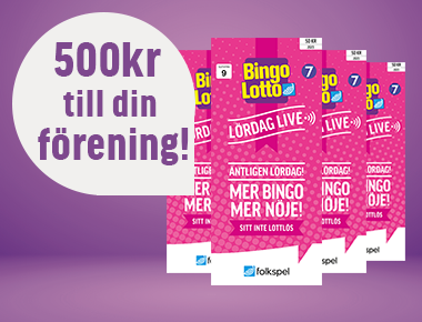 Bild på prenumerationserbjudande- ge 500 kronor till din förening 